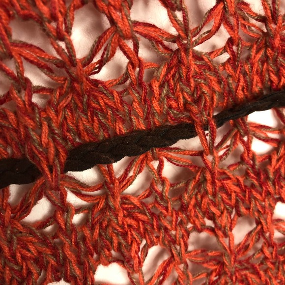 St Johns Bay Overlay Sweater w/Belt Size XL - Picture 7 of 10